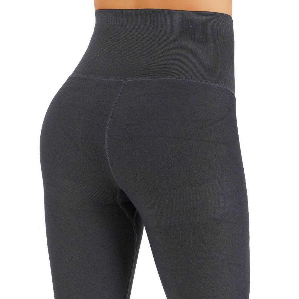 Workout Women Legings Capri High Compression Pants - Picture 2 of 10